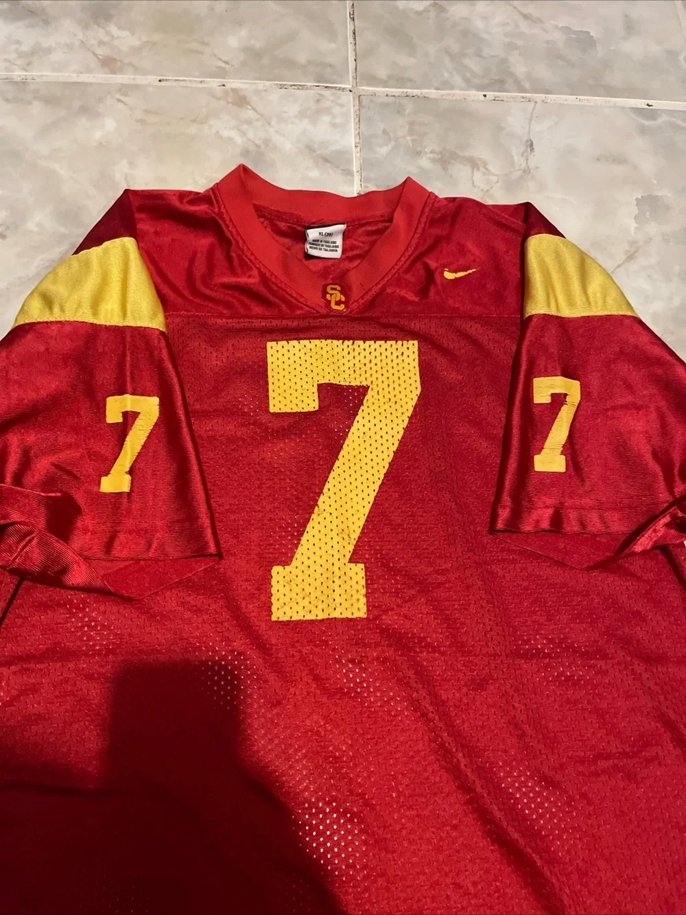 USC Trojans Football Jersey Youth XL (20) Team Nike #7 Kids NCAA College